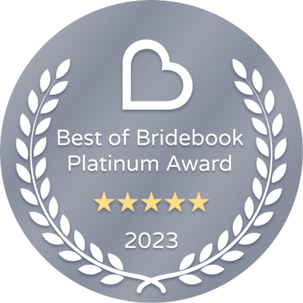 Best of Bridebook Platinum Award 2023